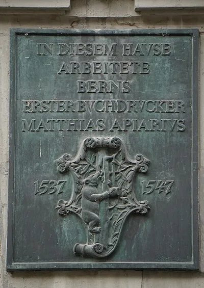 Apiarius-Gedenktafel