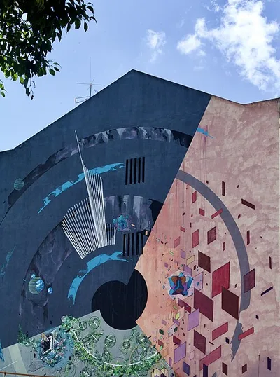 Mural by Etnik, Corn79 and RAM