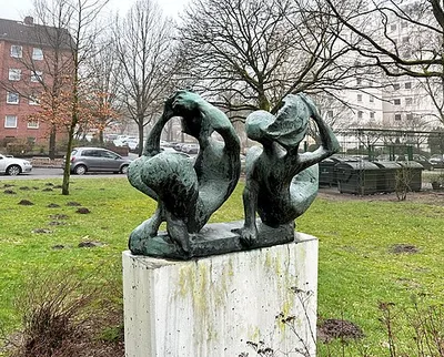 Faun und Mädchen