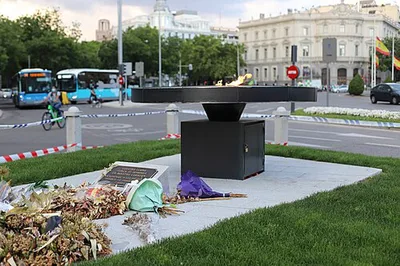 Monumento en memoria de las víctimas de la pandemia de la Covid-19