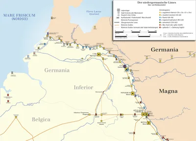 Grenzen des Römischen Reiches – Niedergermanischer Limes