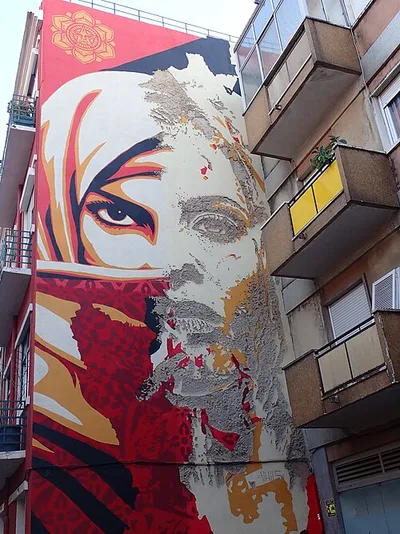 Obey Giant & Vhils