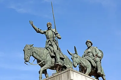 Don Quichotte et Sancho Panza - Don Quichot en Sancho Panza