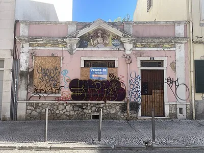 Painel de azulejos de Arte Nova