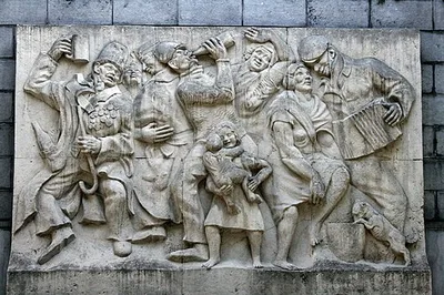 Monument aux Marolles - Monument aan de Marollen