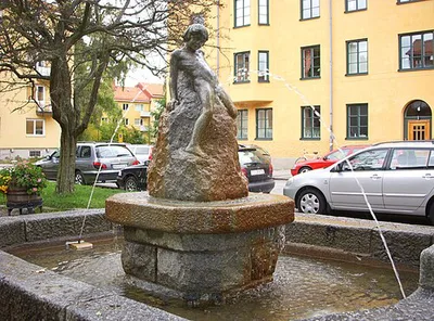Fontändamm