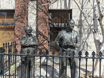 John B. Keane and Brien Friel