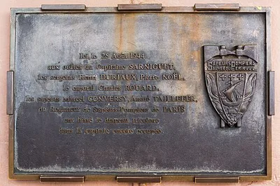 John of Bohemia plaque