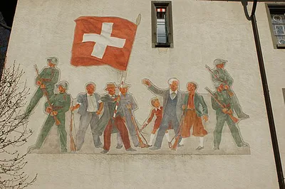 Soldatenszene