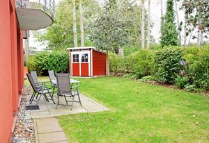 Ferienwohnung Möwennest mit Terrasse, Garten und Strandkorb