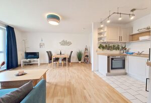 Höftresidenz – Kajüte 11: 59m², 2-Raum, 4 Pers., Terrasse, WLAN, Hund