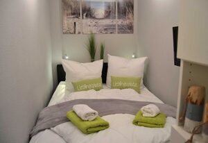 Resid. Prorer Wiek App. 7, strandnah in Binz, mit Balkon – App. mit 1 SZ + 1 Schlafkoje - Aufbettung 3./4. P.