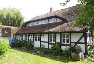 Mönchguter Ferienhaus unterm Reetdach mit Kamin und Sauna