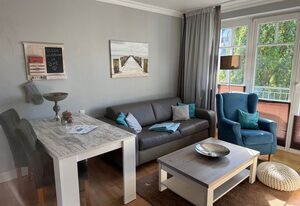 App. Meeresrauscher, strandnah, Gelkamin u. Balkon – App.  mit 1 SZ und Schlafsofa - Aufbettung 3./4. P.