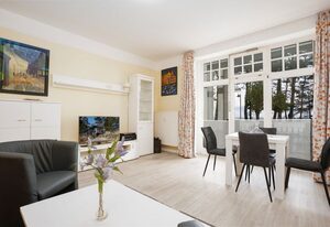 Villa Strandidyll Apartment 3, Balkon mit Meerblick – A.2, Apartment 3 / 2 Raum Apartment, Balkon mit Meerblick
