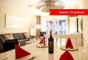 Villa Strandidyll Neubau Ferienwohnung 1.1 mit Balkon – Apartment 1.1 / 2 - Raum - Apartment mit Balkon