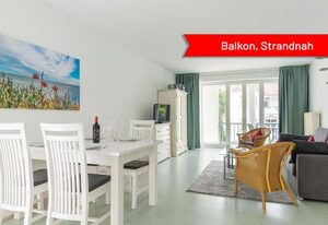 Villa Strandidyll Neubau Ferienwohnung 1.2 mit Balkon – Apartment 1.2 / 2 - Raum - Apartment mit Balkon