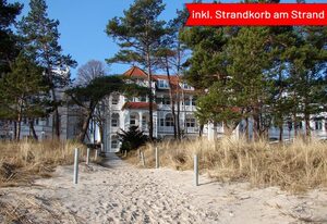 Villa Strandidyll Apartment 15, Meerblick – Apartment 15 / 1 - Raum - Fewo mit Meerblick, Strandkorb