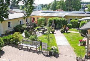 Ferienwohnungen mit Terrasse in Sellin zum Südstrand – Ferienhaus 01 mit Kamin und Terrasse