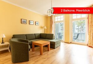 Villa Strandidyll, Apartment 8, 2 Balkone mit Meerblick – A.3, Apartment 8 / 2 Raum Apartment, 2 Balkone, Meerblick