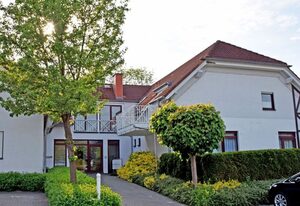 Ferienwohnung Johanna Terrasse und Gartenblick