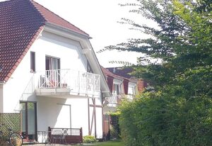 Ferienwohnung Johanna Terrasse und Gartenblick