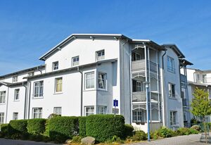Appartementhaus mit Balkon im Ostseebad Göhren (HW) – 2-Raum-Ferienwohnung mit Balkon, ruhig gelegen