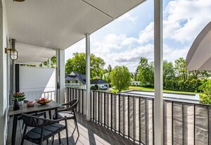 App. Sonnenschein im Ostseebad Sellin  Balkon  und Sauna