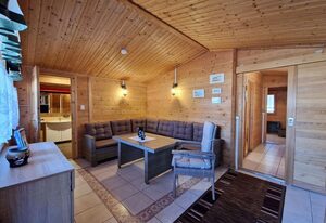 Ferienbungalow Regenbogen – Bungalow: 40 m², 3-Raum, 4 Pers., Terrasse