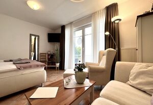 Ferienwohnung Sonnenblume – Sonnenblume: 38m², 1-Raum, 2 Pers., Balkon, WLAN