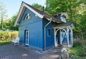 Blaues Strandhaus in Sellin