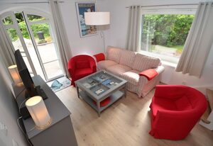 Blaues Strandhaus in Sellin