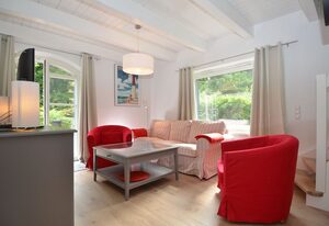 Blaues Strandhaus in Sellin