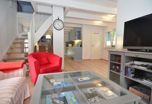Blaues Strandhaus in Sellin