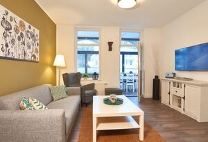 Haus am Meer, Wintergarten-App. 5, 1 SZ, strandnah – Appartement mit 1 SZ + 1 Schlafsofa - Aufbettung 3./4. P.