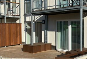 Ferienwohnung OstseeGlück mit Terrasse und Seeblick – Ferienappartement