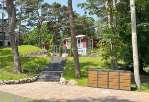 F: Haus Düne mit Sauna - 200m Strandentfernung – Doppelhaushälfte Nr. 2 mit Terrasse & Sauna