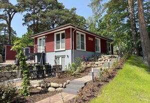F: Haus Düne mit Sauna - 200m Strandentfernung – Doppelhaushälfte Nr. 2 mit Terrasse & Sauna