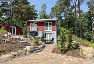 F: Haus Düne mit Sauna - 200m Strandentfernung – Doppelhaushälfte Nr. 2 mit Terrasse & Sauna