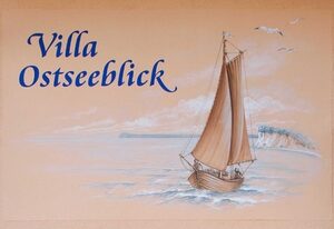 Villa Ostseeblick 5* mit Meer- und Boddenblick – Gartenetage2