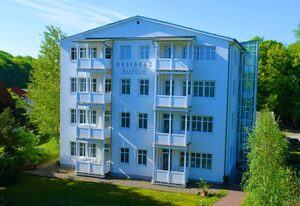 Residenz Seeblick 15 mit seitlichen Ostseeblick – Studio Manhattan / mit Balkon