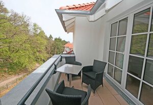 F: Haus Meeresblick A 4.01 Strandkorb mit Balkon
