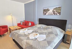 Residenz Seeblick 16 mit seitlichen Ostseeblick – Studio 16 / mit Balkon