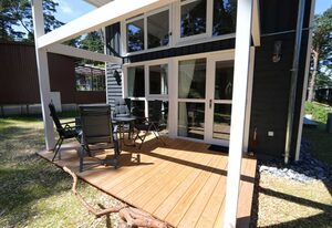 F: Ferienhaus Traumzeit 96  -Strandpark- ca.80m Strand