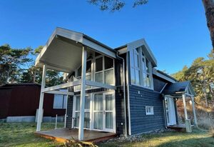 F: Ferienhaus Traumzeit 96  -Strandpark- ca.80m Strand