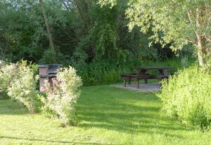 Reetdachhaus Eibe 2 mit Kamin Sauna WLan – DHH Eibe 2