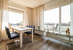 Haus Viktoriastraße – Ferienwohnung für 2 Personen mit Dachterrasse und Meerblick