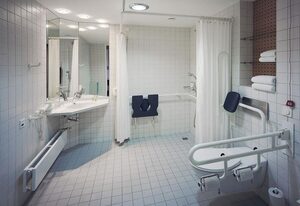 Akademiehotel – Einzelzimmer, Dusche oder Bad, WC