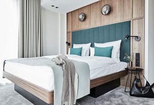 Baltic Hideaway Beach Hotel Warnemünde - Sky Suite mit Dachterrasse und Meerblick-Whirlpool