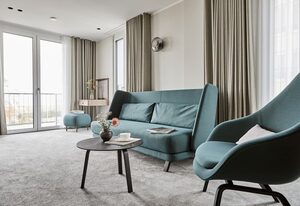 Baltic Hideaway Beach Hotel Warnemünde - Ocean Suite mit direktem Meerblick